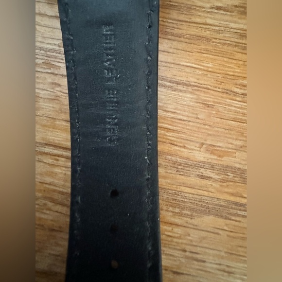 CITIZEN H820-S103959 world time eco-drive black solar quartz mens leather watch - Picture 6 of 11